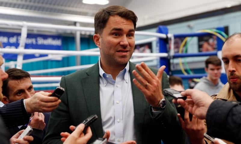 Matchroom Boxing Group Managing Director Eddie Hearn. Photo credit: Reuters