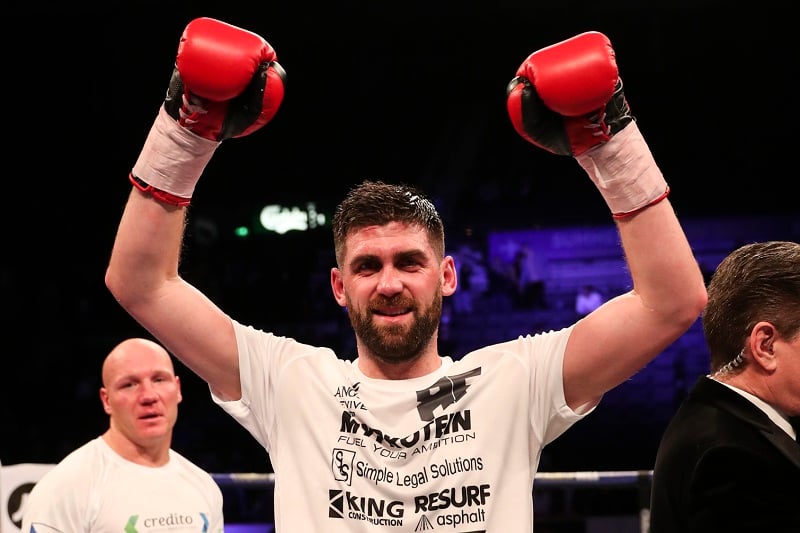 Super middleweight Rocky Fielding. Photo by Lawrence Lustig