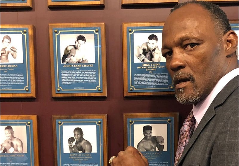 Trainer and former undisputed welterweight champion and former junior middleweight titlist Donald Curry. Photo courtesy of the International Boxing Hall of Fame