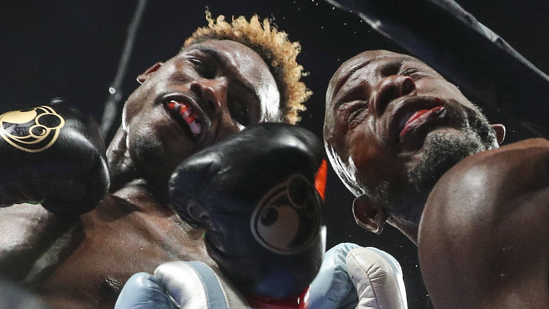 Jermell Charlo (left) avenged his 2018 loss to Tony Harrison with a knockout in December of 2019. (Photo by Stephanie Trapp)