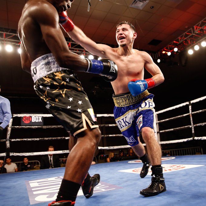 Alejandro Guerrero (right) vs. Jose Angulo. Photo courtesy of Showtime Boxing