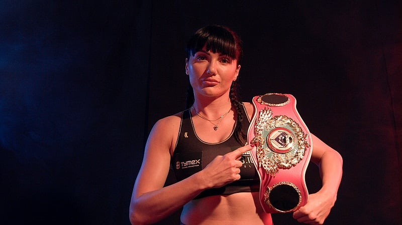 WBO female junior lightweight titlist Ewa Brodnicka. Photo courtesy of the World Boxing Organization
