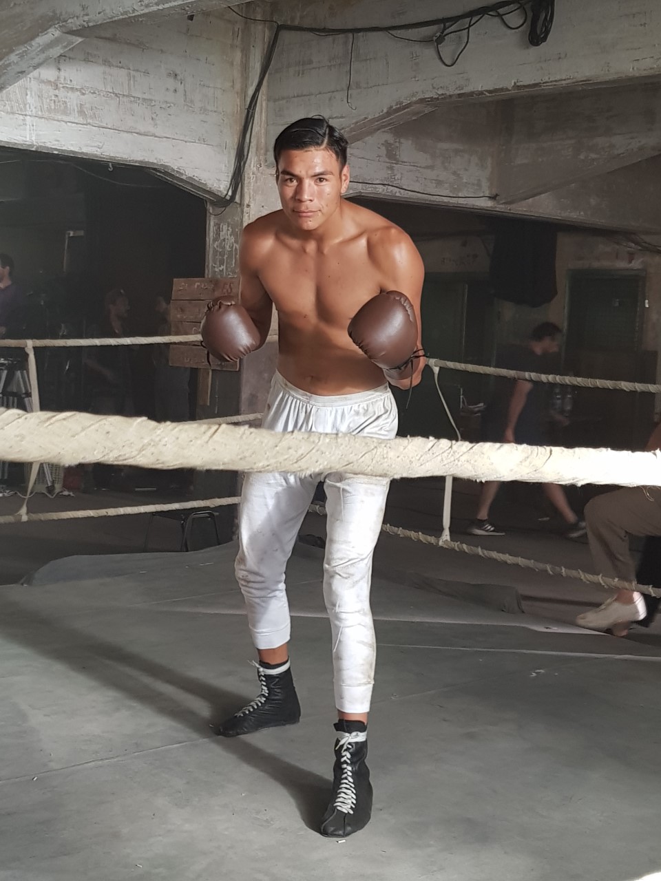 Ramon Lovera as Carlos Monzon. Photo credit: Ramon Cairo/Argentina Boxing Promotions