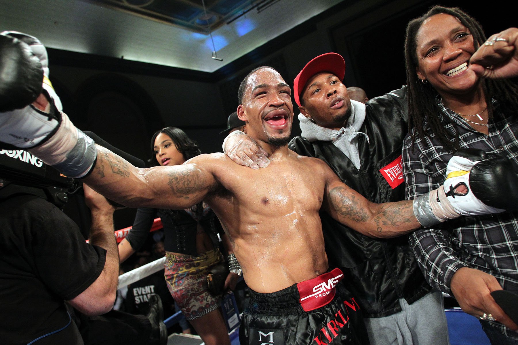 Dec. 7, 2013, Atlantic City,New Jersey --- James Kirkland stops Glen Tapia in the 6th round , Saturday at Boardwalk Hall in Atlantic City, NJ. --- Photo Credit : Chris Farina - Top Rank (no other credit allowed) copyright 2013