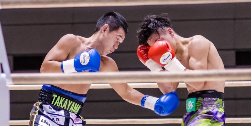 Katsunari Takayama (left) vs. Reiya Konishi. Photo credit: Team Takayama