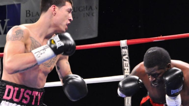 Dusty Hernandez-Harrison stops Michael Clark in the first round
