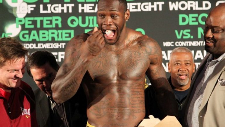 Deontay Wilder says rival Malik Scott is ‘like my brother’