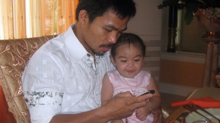 Pacquiao at home