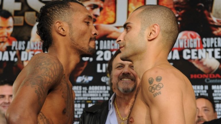Mares-Agbeko II weigh in