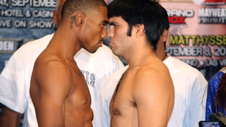 Ajose-Matthysse weigh-in