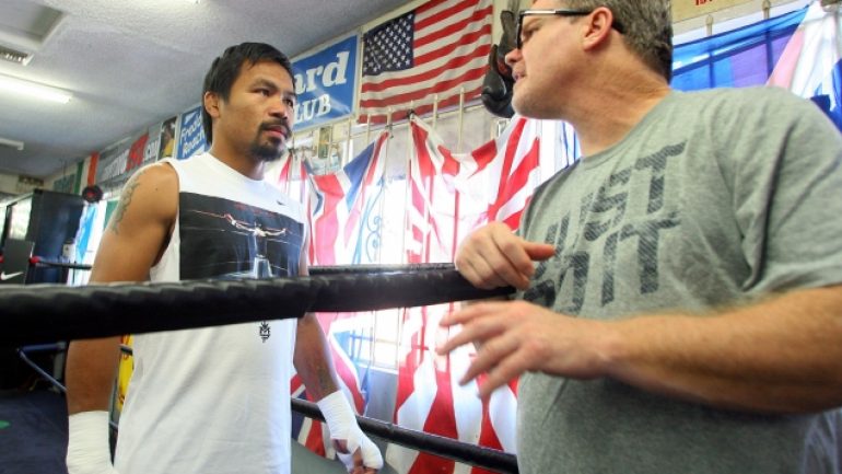 Pacquiao’s first LA camp day 10-29-12