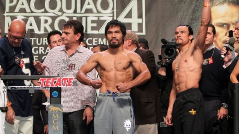 Pacquiao-Marquez IV weigh-in