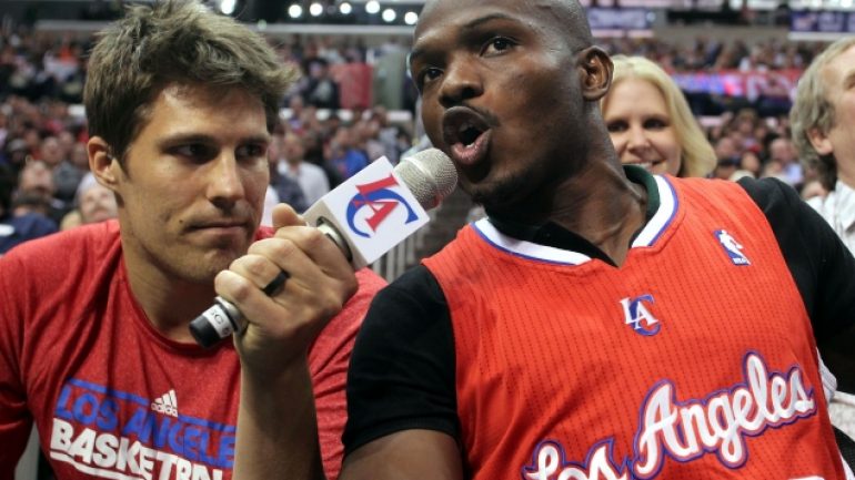 Bradley at Clippers game