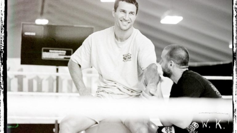 W. Klitschko training