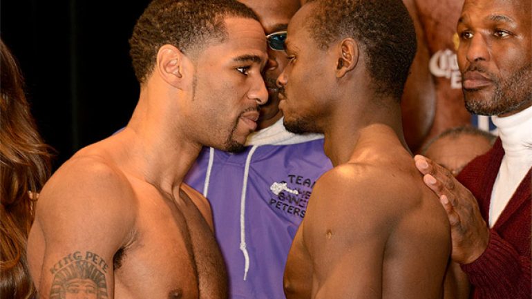 Photo gallery: Lamont Peterson-Dierry Jean weigh-in