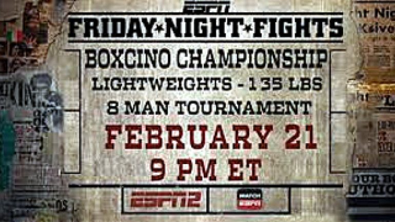 Lightweight ‘Boxcino’ tournament begins Friday on ESPN2