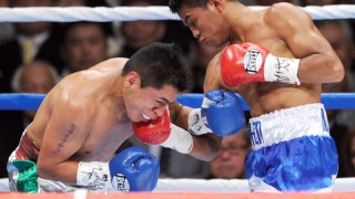 Gonzalez versus Rosas. Photo: AFP