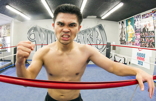 Brian Viloria, a pro since 2000, just turned 34, but the two-division titleholder is still hungry. Photo by Mikey Williams-Top Rank