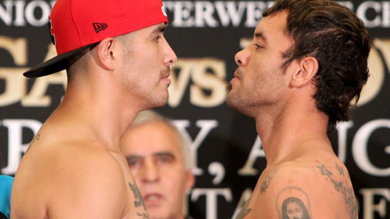 Brandon Rios-Diego Chaves weigh-in report
