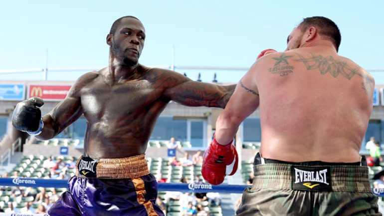 Wilder says he’s ‘anointed, ordained’ to win title from Stiverne
