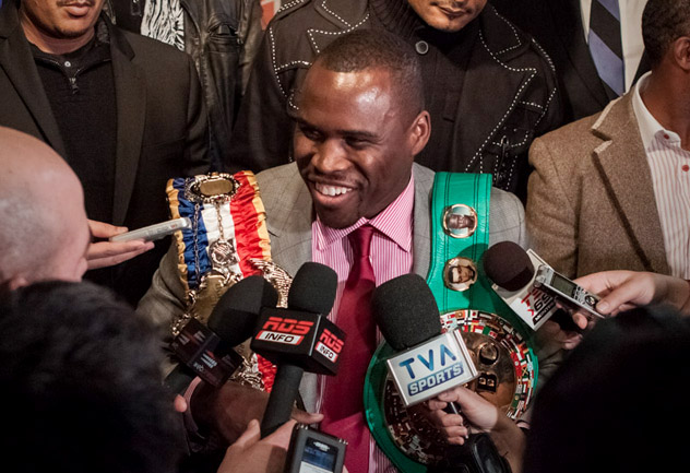 RING and WBC light heavyweight champion Adonis Stevenson. Photo by Amanda Kwok/Showtime
