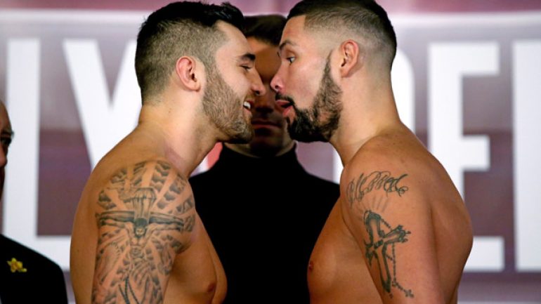 Nathan Cleverly, Tony Bellew 199 pounds each for rematch