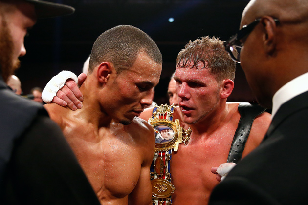Mutual respect between Saunders and Eubank but the bad blood is boiling again - Photo: Julian Finne