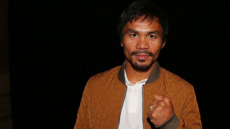 From THE RING Magazine: Manny Pacquiao: Substance behind the stare