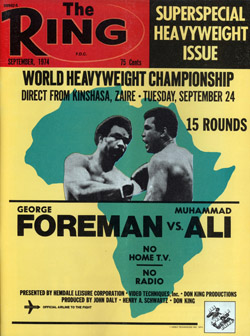Ring Magazine Cover - Muhammad Ali and George Foreman