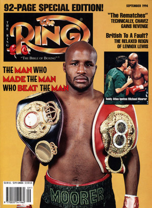 Ring Magazine Cover - Michael Moorer