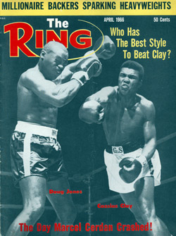 Ring Magazine Cover -  Cassius Clay and Doug Jones