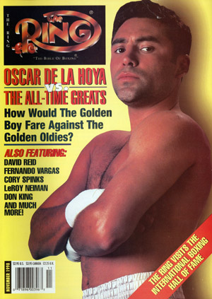 Ring Magazine Cover -  Oscar De La Hoya