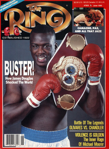 Ring Magazine Cover - Buster Douglas