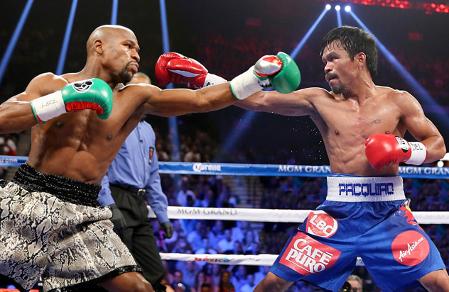 Floyd Mayweather Manny Pacquiao fight shopped Lbello Rchrishyde small