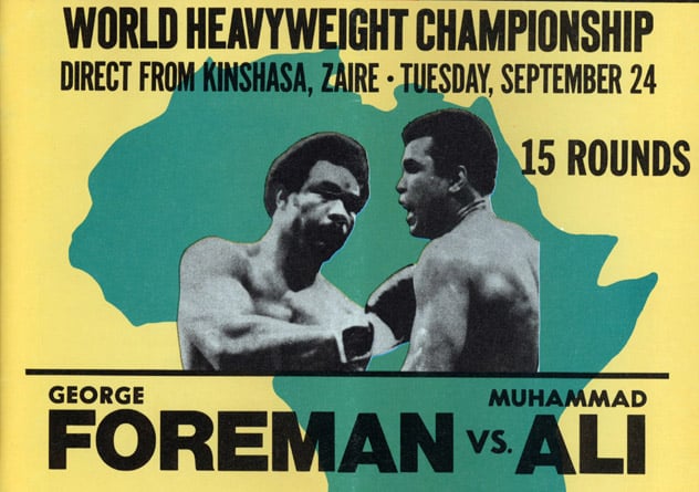 Ring Magazine Cover - Muhammad Ali and George Foreman