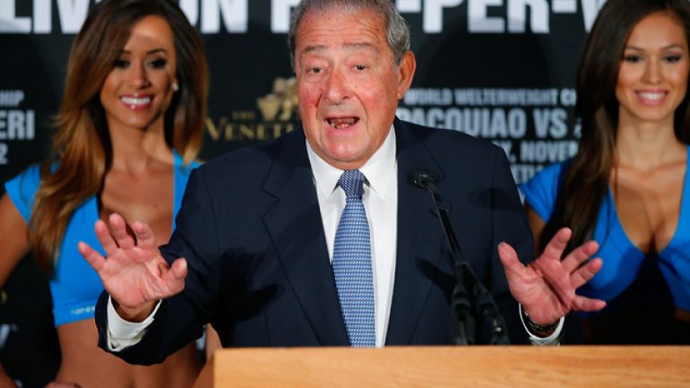 Bob Arum calls Manny Pacquiao’s comments on gays ‘reprehensible’