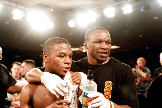 Floyd Jr. and Sr. in 1998 (THE RING)