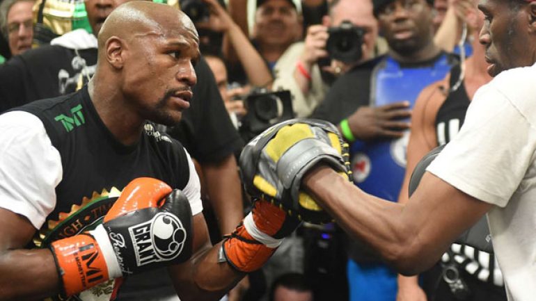 Team Mayweather seeks knockout of Manny Pacquiao