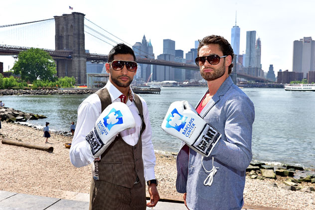 Khan and Algieri collide in a battle of former 140 pound titleholders - Photo: James Devaney/ Getty Images