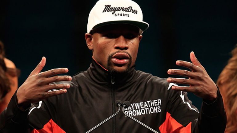 Mayweather to be honored as Male Fighter of the Year by the NVBHOF