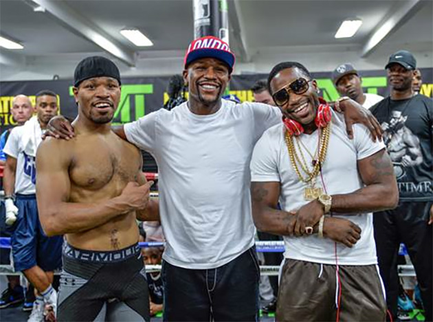 Shawn Porter isn't receiving the support that Floyd Mayweather Jr. has given Adrien Broner going into 