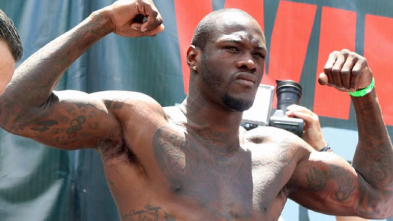 Deontay Wilder’s next defense will be Sept. 26 on NBC