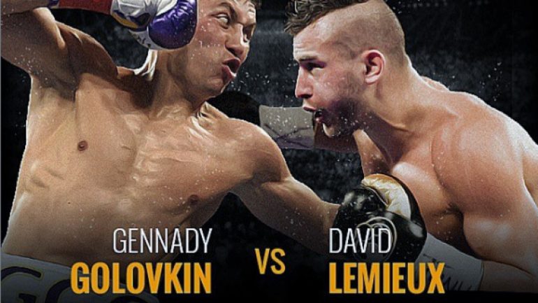 Gennady Golovkin-David Lemieux tickets go on sale Wednesday