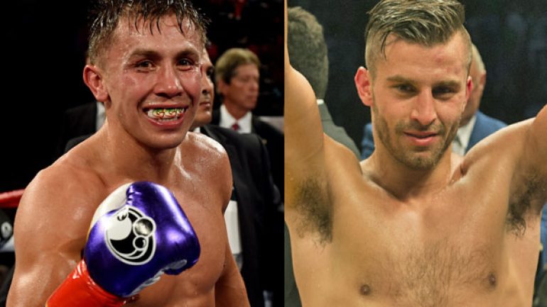Gennady Golovkin vs. David Lemieux is official for Oct. 17 on PPV