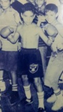 Fernando Montiel (L) and Jorge Arce as youths