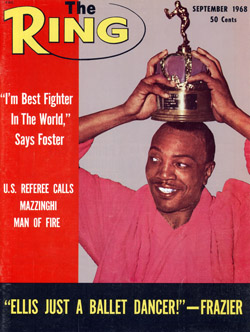 SEPTEMBER 1968: Ring Magazine Cover - Bob Foster on the cover. (Photo by: The Ring Magazine/Getty Images)