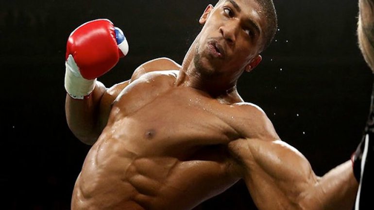 Anthony Joshua to challenge Charles Martin for IBF title