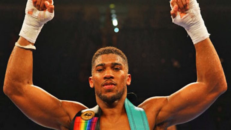 Anthony Joshua goes to school: Weekend Review