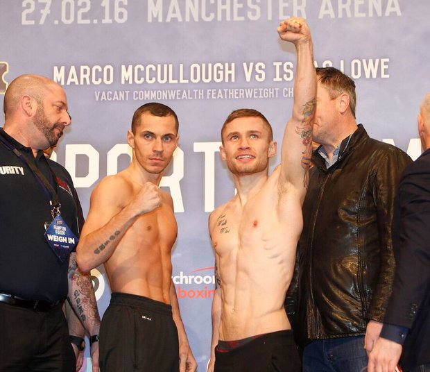 Quigg (l) and Frampton set to collide. Photo: Matchroom Boxing