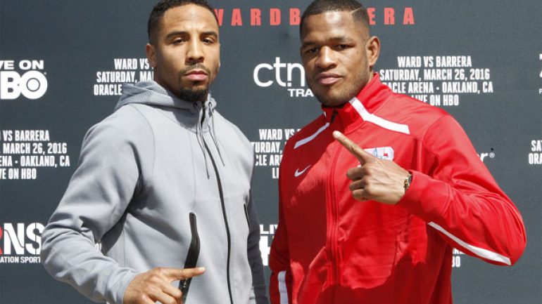 Andre Ward defeats Sullivan Barrera by a one-sided decision